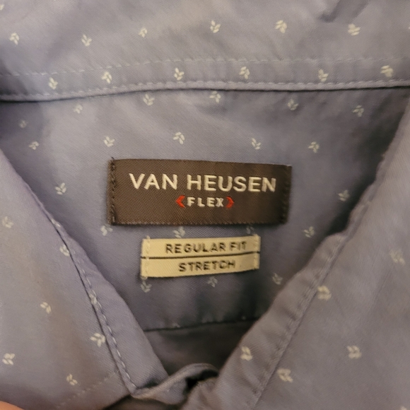 Van Heusen flex regular fit stretch long sleeve button down 16 32/33 L - Picture 4 of 4